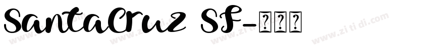 SantaCruz SF字体转换